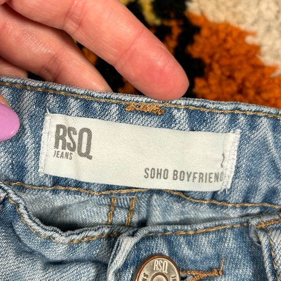 RSQ JEANS, SoHo Boyfriend, distressed Jean shorts!! - Picture 5 of 14